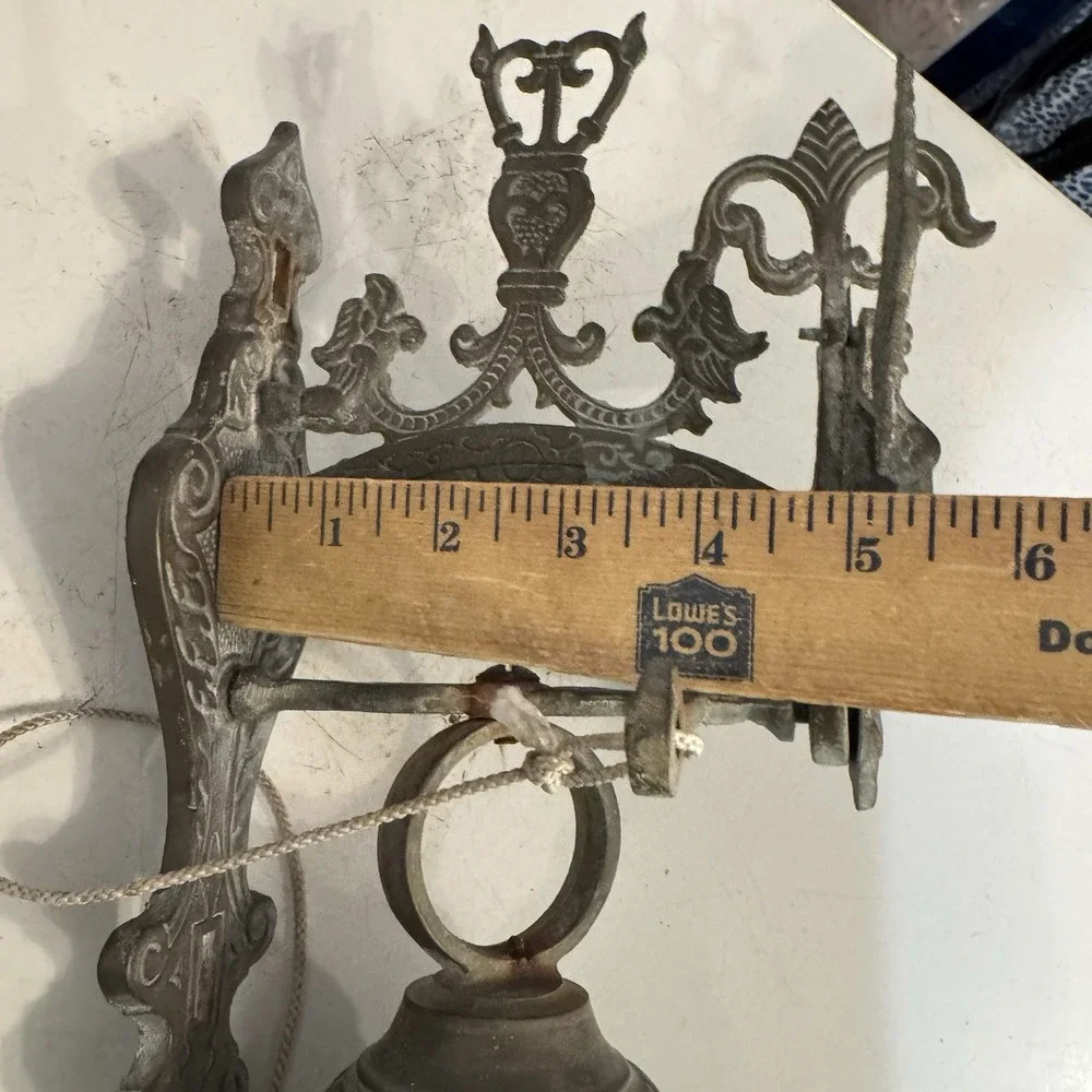 Vintage Brass Church Wall Bell‎ For Sanctuary & Sacristy Made In Tiawan